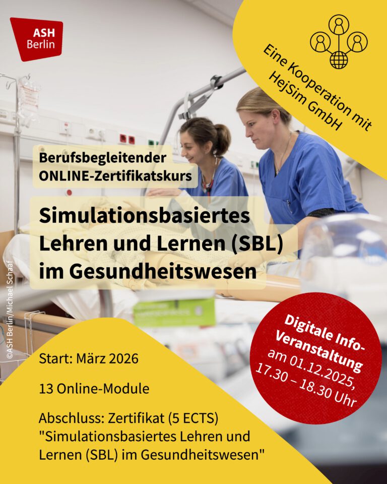 Infoveranstaltung - Simulationslernen ASH