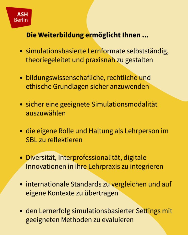 Informationen - Simulationslernen ASH