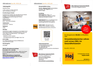 Flyer Kooperation Zusammenarbeit ASH HejSim